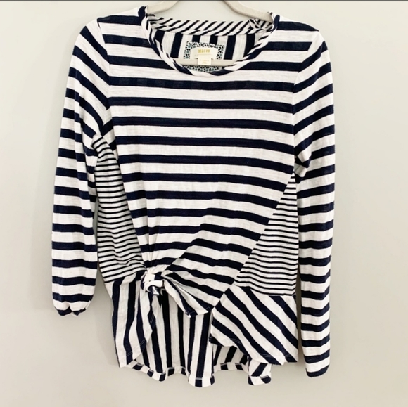 Maeve Caperina Blue&White Striped Tunic - Picture 9 of 11